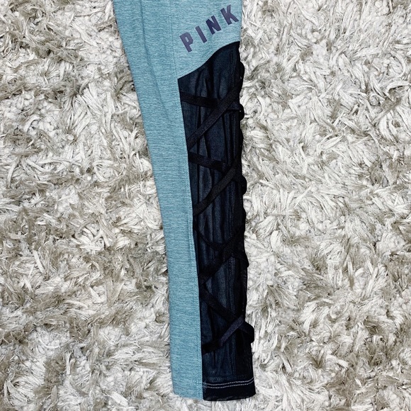 NWOT PINK Victoria’s Secret YOGA Legging - Picture 2 of 3